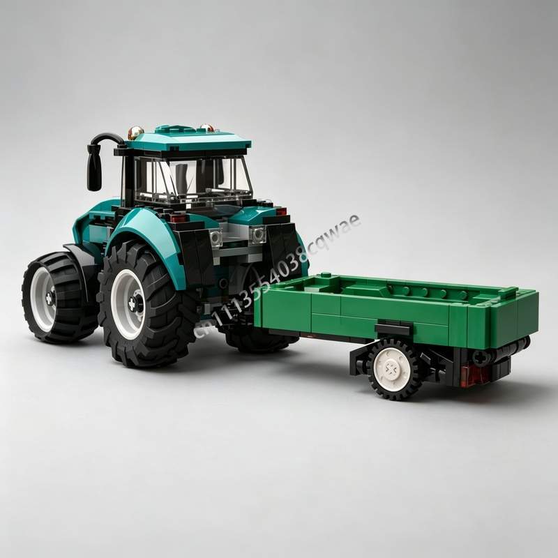 Agriculture Farming Education - 342 elementy Klocki Konstrukcyjne Model Ciągnika