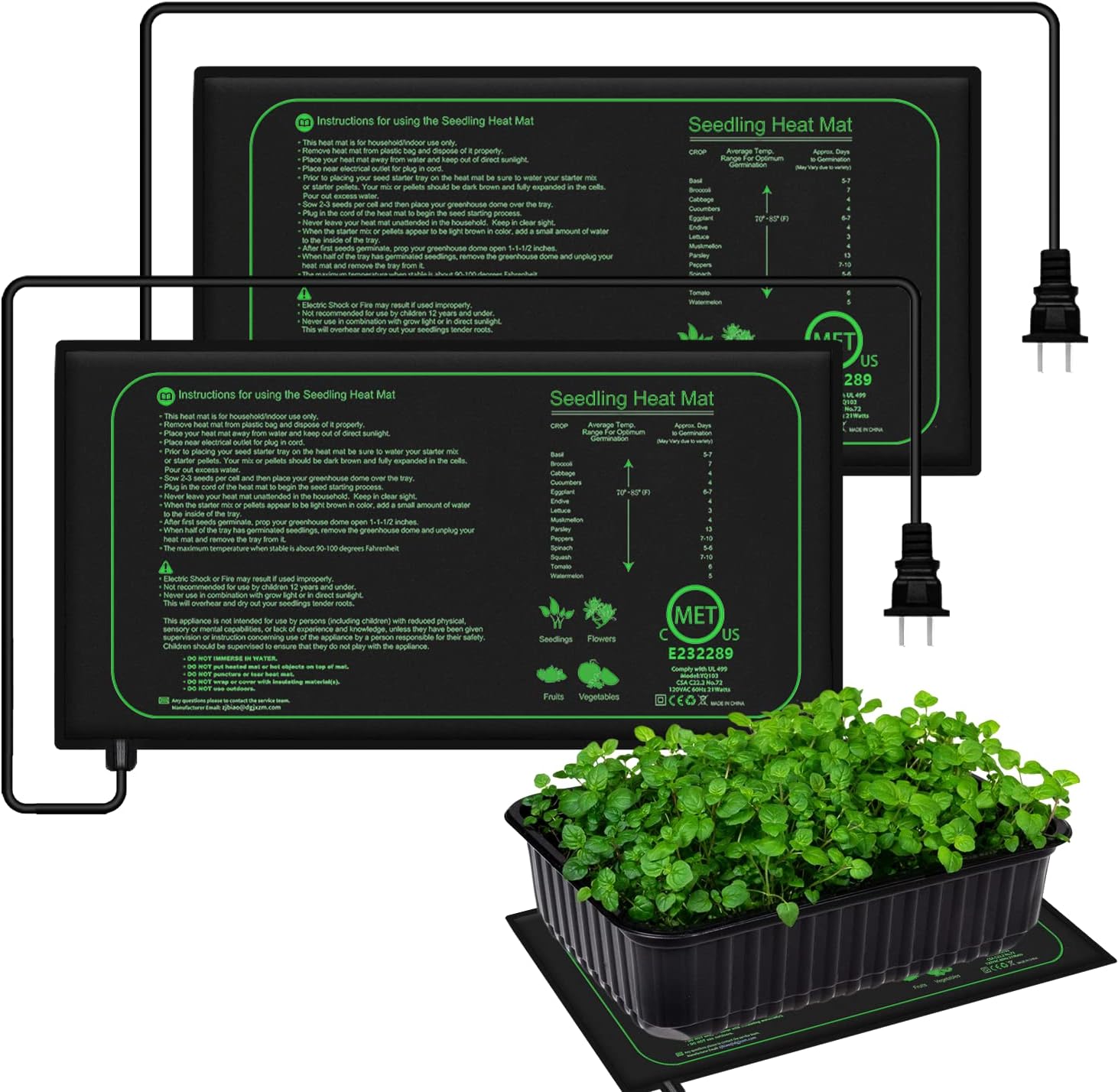 10/25/50CM mata grzewcza do sa – Seedling Heat Mat recenzja i cena